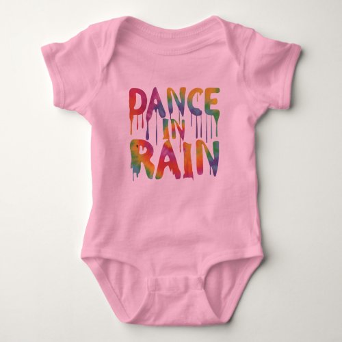 Dance in Rain Baby Bodysuit