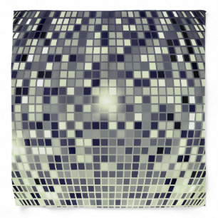 Dance in Retro Glamour - Vintage Disco Ball Bandana