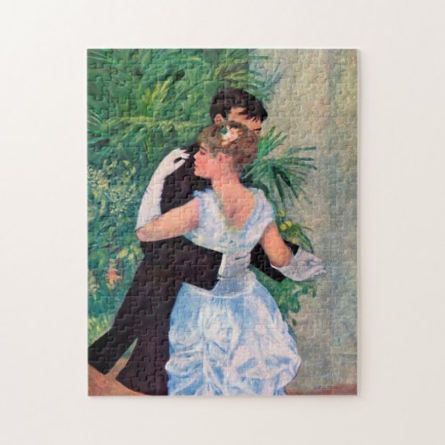 Dance in the city by Pierre_Auguste Renoir Jigsaw Puzzle