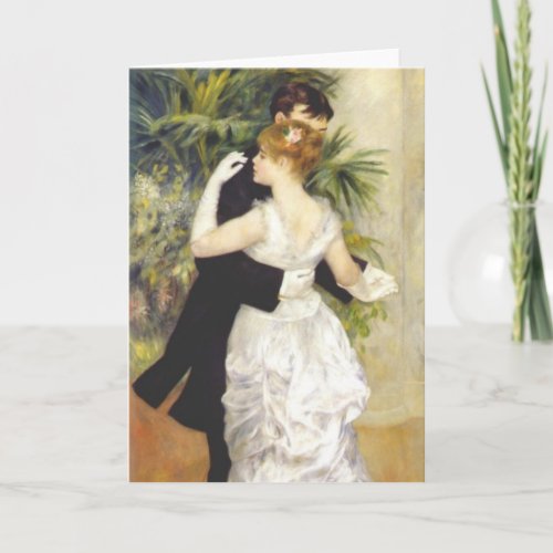 Dance in the City by Renoir Card