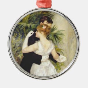 Dance in the City by Renoir Metal Ornament
