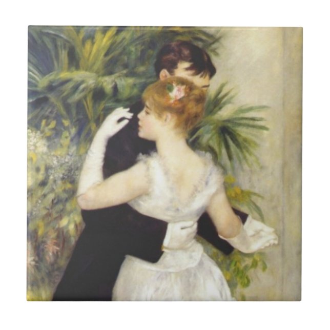 Dance in the City by Renoir Tile (Front)