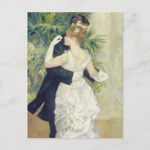 Dance in the City by Renoir _ Vintage Fine Art Postcard