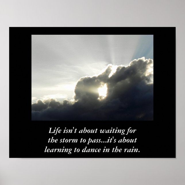 Dance in the rain - art print (Front)