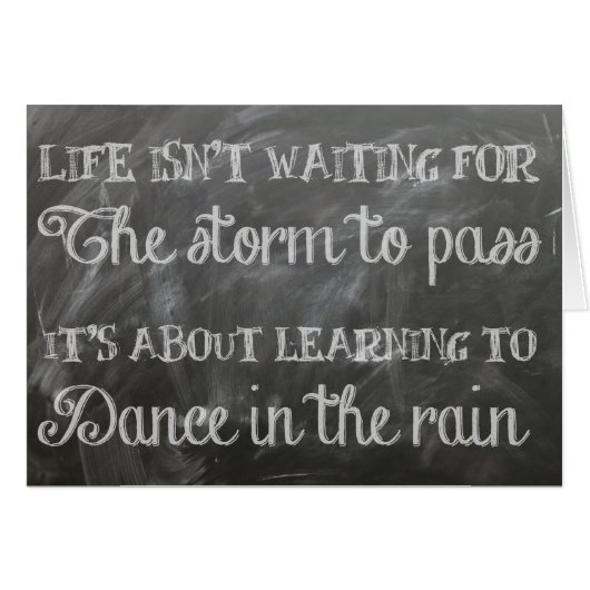 dance in the rain cards (Front Horizontal)