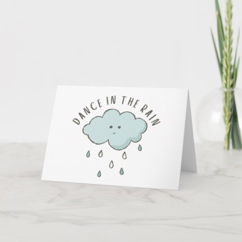 Dance In The Rain Greeting Card