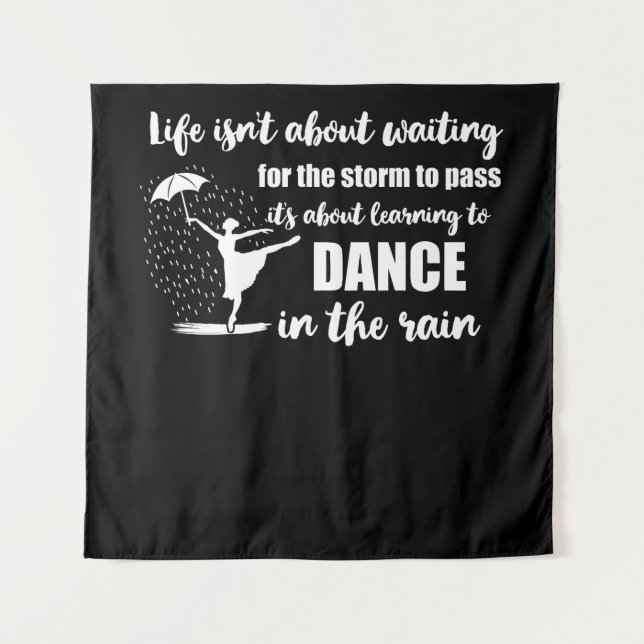 Dance In The Rain Tapestry (Front)