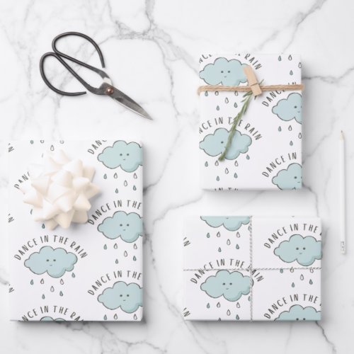 Dance In The Rain Wrapping Paper Sheets 