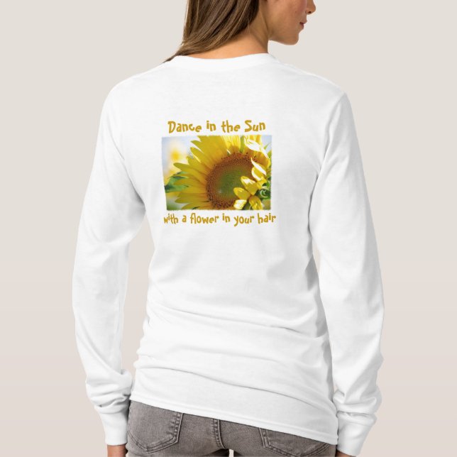 Dance in the Sun Sunflower Tee (Back)