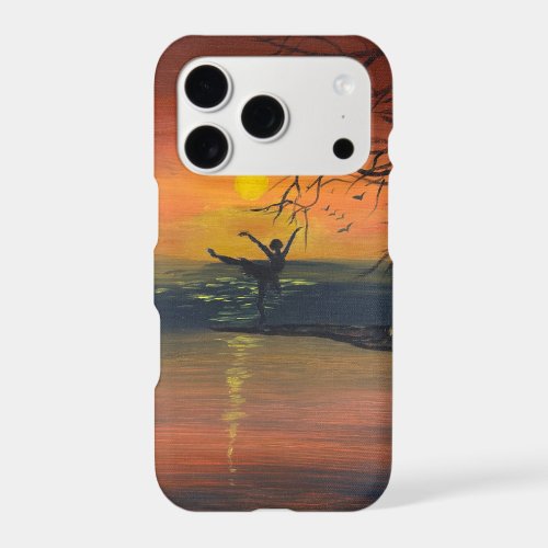 Dance in the Sunset Glow | handmade artwork iPhone 17 Pro Case
