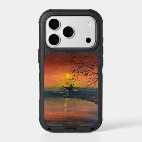 Dance in the Sunset Glow | handmade artwork  iPhone 17 Pro Case