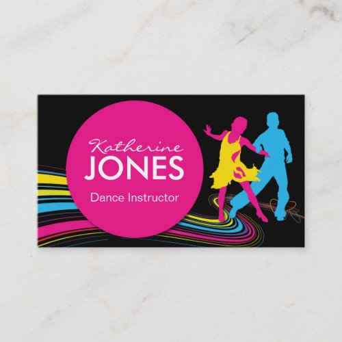 Dance Instructor Business Car Business Card Templates