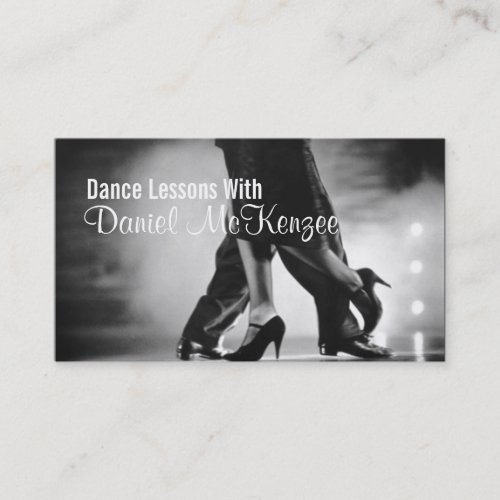 Dance Instructor Business Card