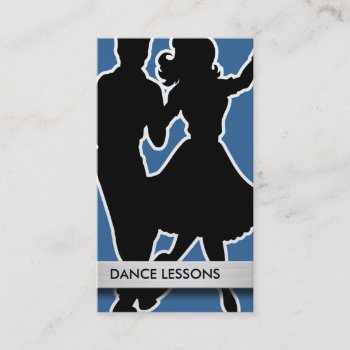 Dance Instructor Business Cards by Luckyturtle at Zazzle