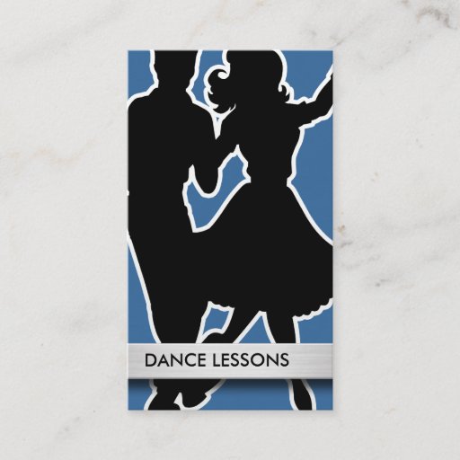 Customizable Dance Instructor Business Cards