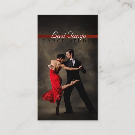 Customizable Dance, Instructor, Studio Lessons Business Card