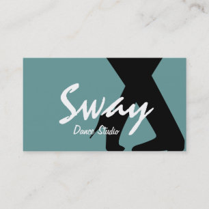 Dance Instructor Studio Lessons Business Card