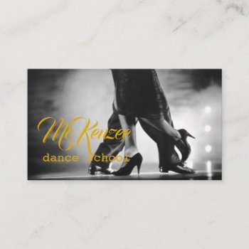 Dance  Instructor  Studio Lessons Business Card by olicheldesign at Zazzle