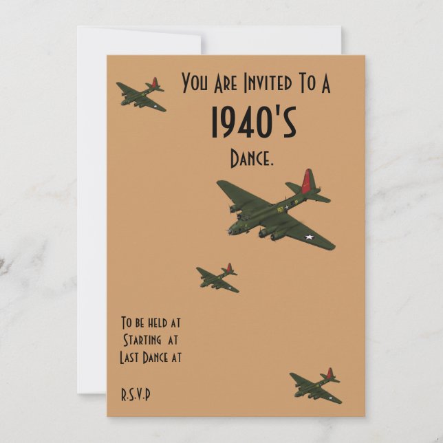 Dance invitation (Front)