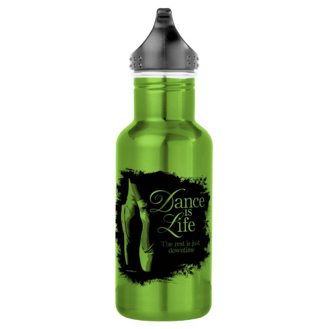 Dance Is Life Stainless Steel Water Bottle (Right)