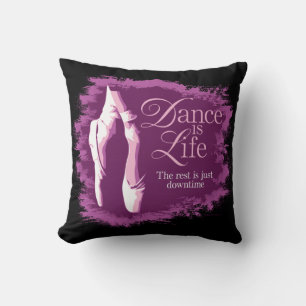 Dance Is Life Throw Pillow