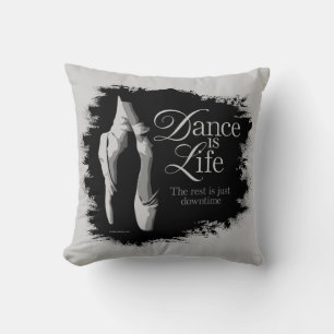 Dance Is Life Throw Pillow