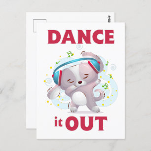 Dance It Out Postcard