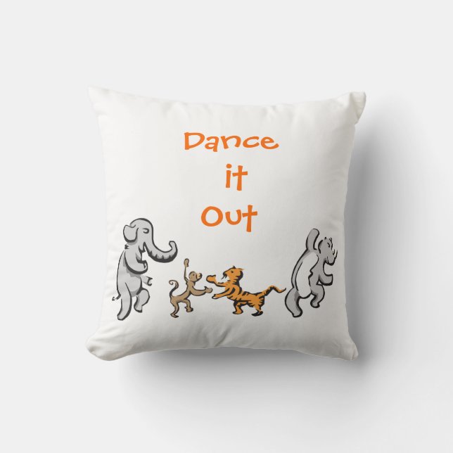 Dance it Out Throw PIllows (Front)