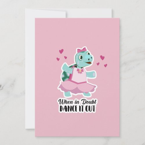 Dance it out Valentine Holiday Card