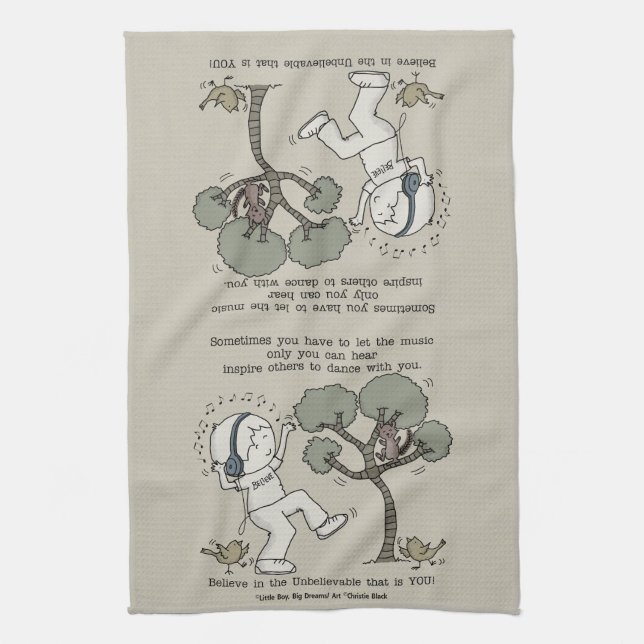 Dance Kitchen Towel (Vertical)