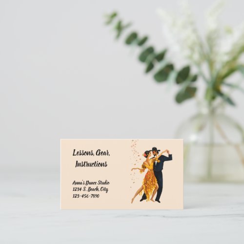 Dance Lessons Business Card