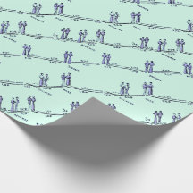 Dance Lessons Wrapping Paper (Green)