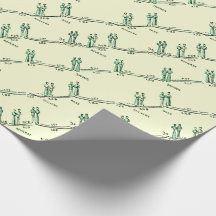 Dance Lessons Wrapping Paper (Yellow)
