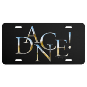 Dance! License Plate