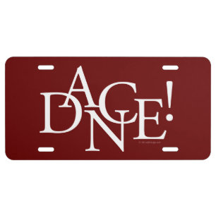 Dance! License Plate