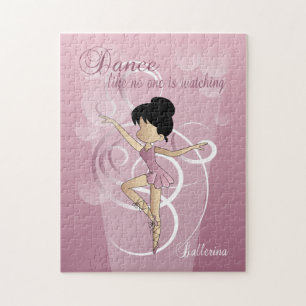 Dance Like No One is Watching Ballerina Jigsaw Puzzle