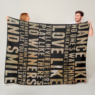 Dance Like No One is Watching Fleece Blanket