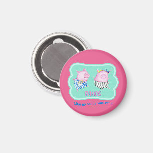 Dance Like No One is Watching Happy Dancing Pigs Magnet