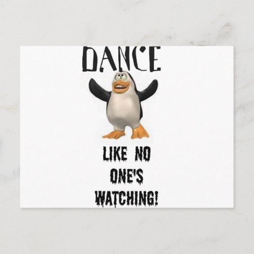 DanceLike No Ones Watching Postcard