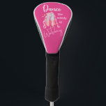 Dance like nobody is watching ballet shoes ladies golf head cover<br><div class="desc">A fun and cool illustration of beautiful pink ballet shoes on faux gold polka dots that are framed by flowing calligraphy fonts that say, dance like nobody is watching. These are perfect for all ballerinas and little girls who want to become one. The background color may be changed to any...</div>