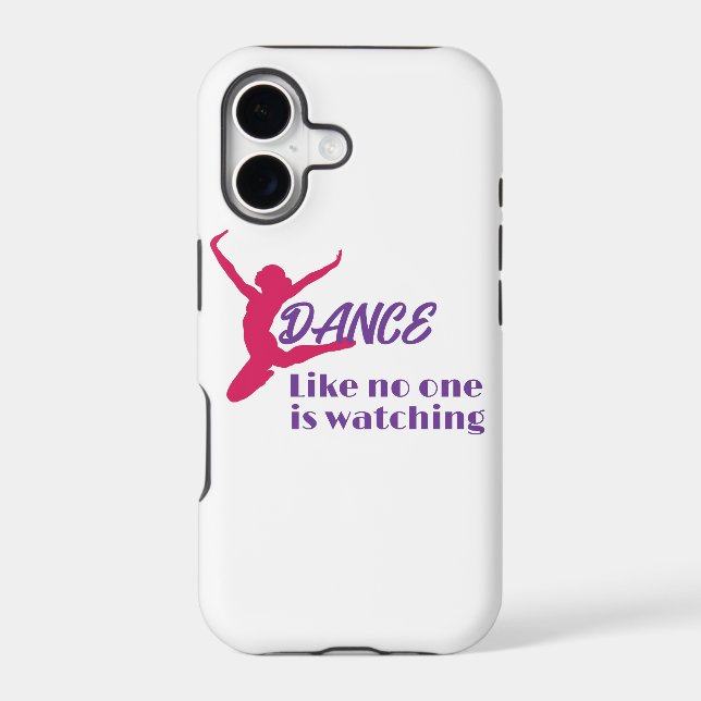 Dance Like Noone Is Watching Iphone Case (Back)