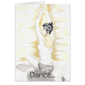 Dance like there's nobody watching! cards
