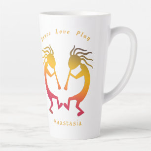 Dance Love Play Enjoy Life Latte Mug