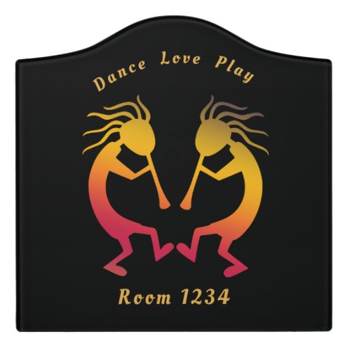 Dance Love Play Enjoy Life Personalize Door Sign