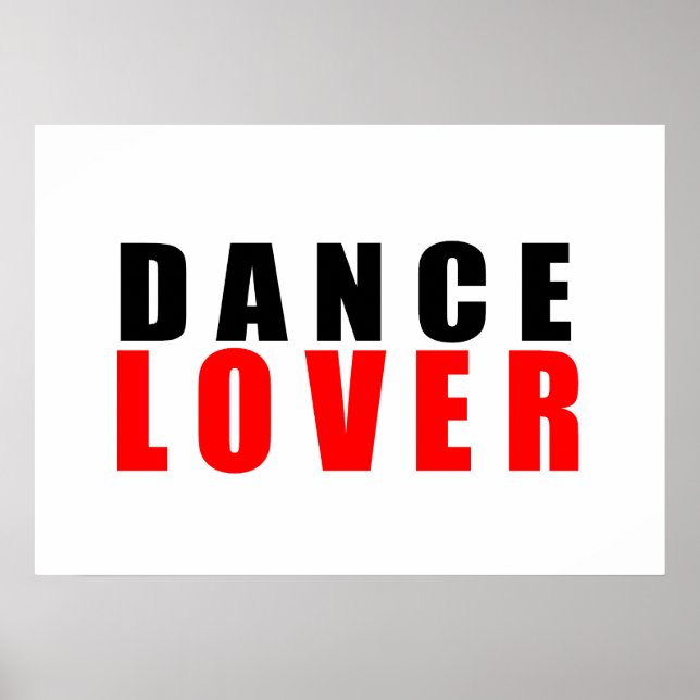 Dance lover poster (Front)