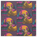 Dance Madness Couple In The Streets of Neon City Fabric