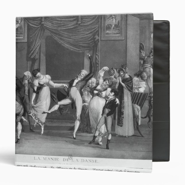 Dance mania, 1809 binder (Front/Inside)