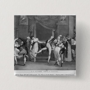 Dance mania, 1809 pinback button
