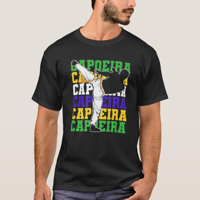 Dance Martial Brazilian Capoeira T-Shirt (Front)