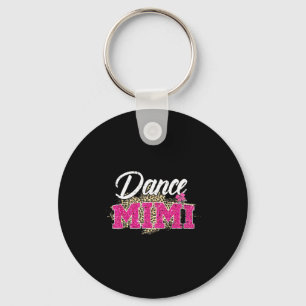 Dance mimi leopard funny dancing mimi mother's day keychain